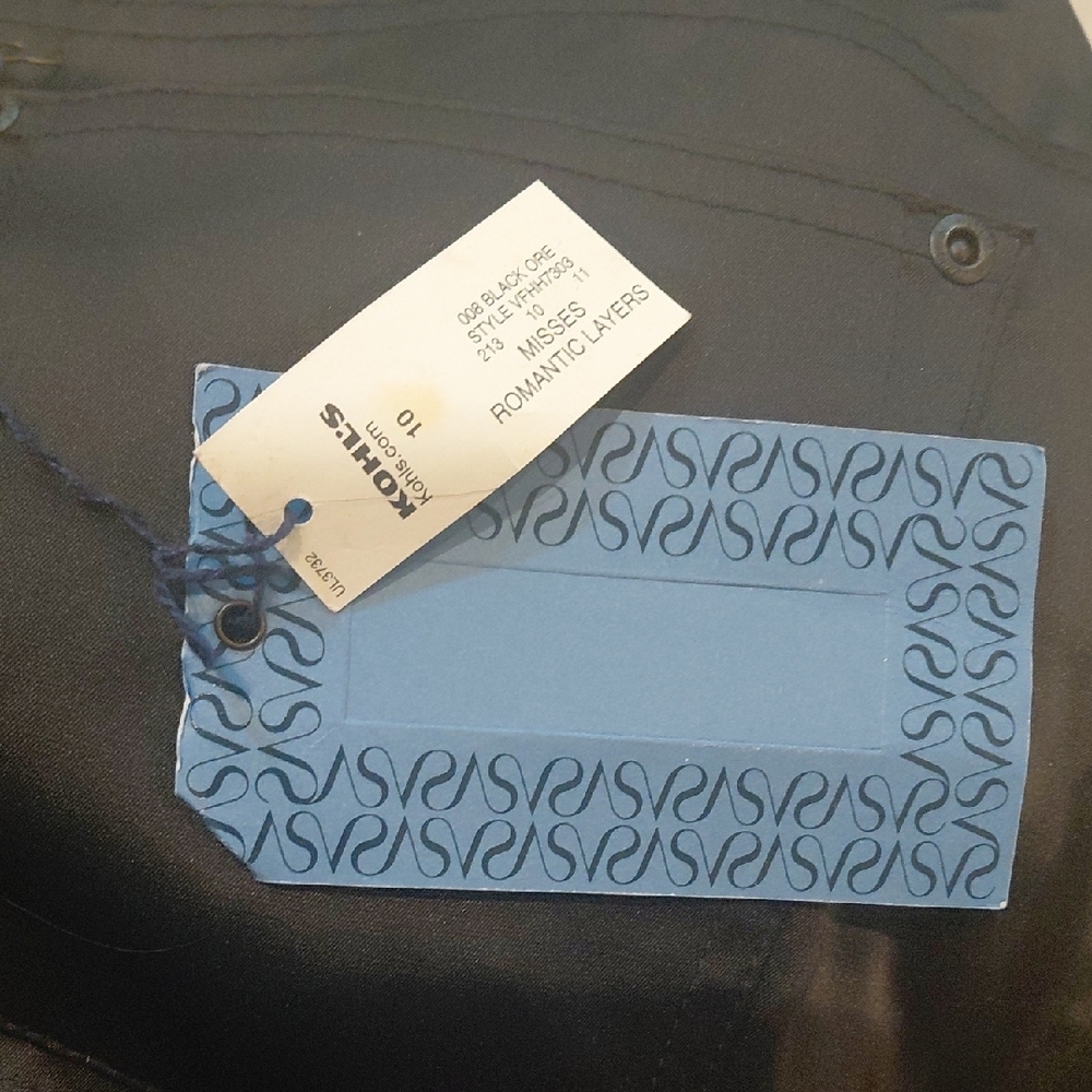 Simply Vera Vera Wang Women's Black Boot Cut Jeans Sz 10 - Picture 10 of 11